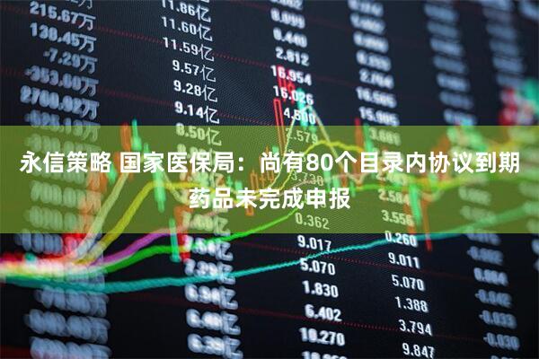 永信策略 国家医保局：尚有80个目录内协议到期药品未完成申报